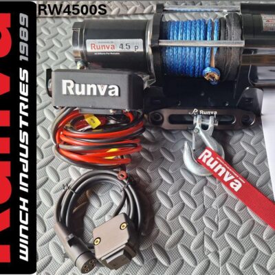 RUNVA WINCH - Synthetic Rope 4500lbs (2 041Kg) 12V - Cableremote only